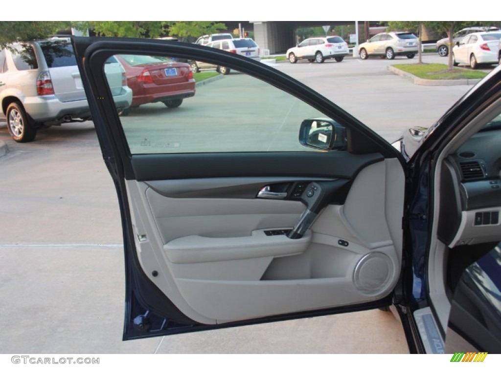 2013 Acura TL Technology Graystone Door Panel Photo #81350450