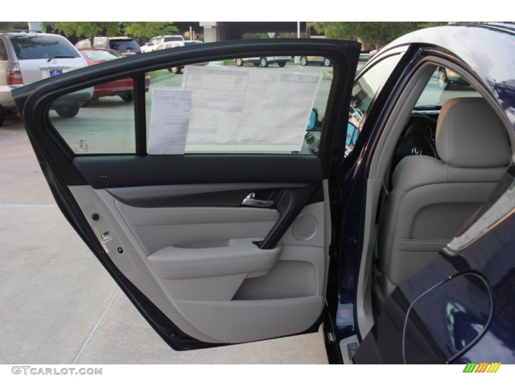 2013 Acura TL Technology Graystone Door Panel Photo #81350508