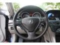 2013 Acura TL Graystone Interior Steering Wheel Photo