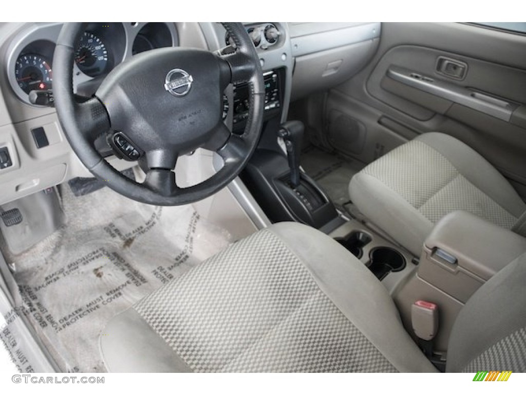Gray Interior 2002 Nissan Frontier SE King Cab Photo #81351204