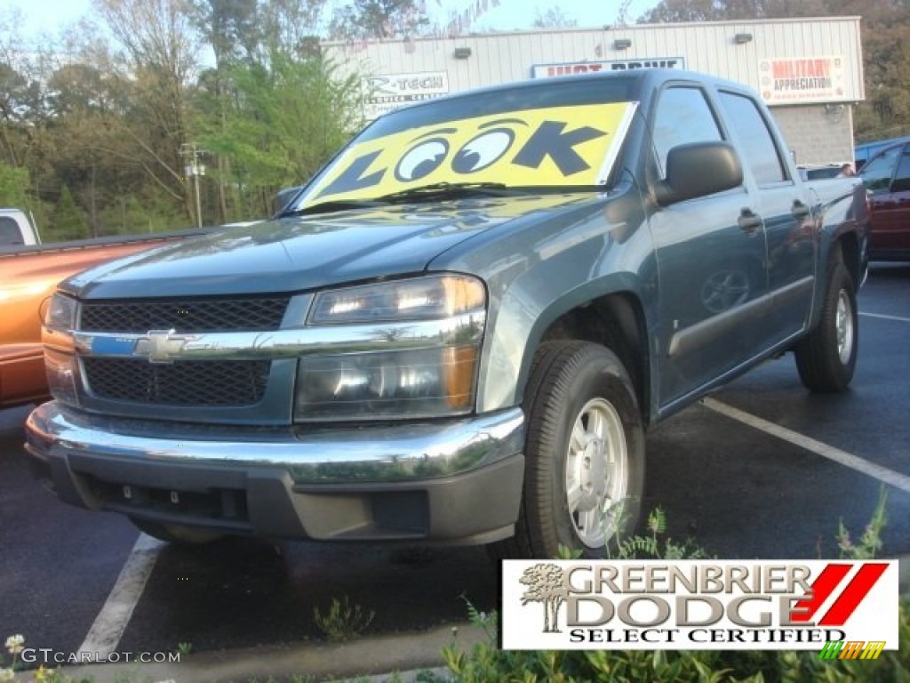2006 Colorado Crew Cab - Blue Granite Metallic / Medium Pewter photo #1
