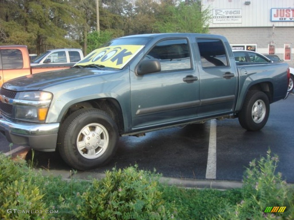 2006 Colorado Crew Cab - Blue Granite Metallic / Medium Pewter photo #2