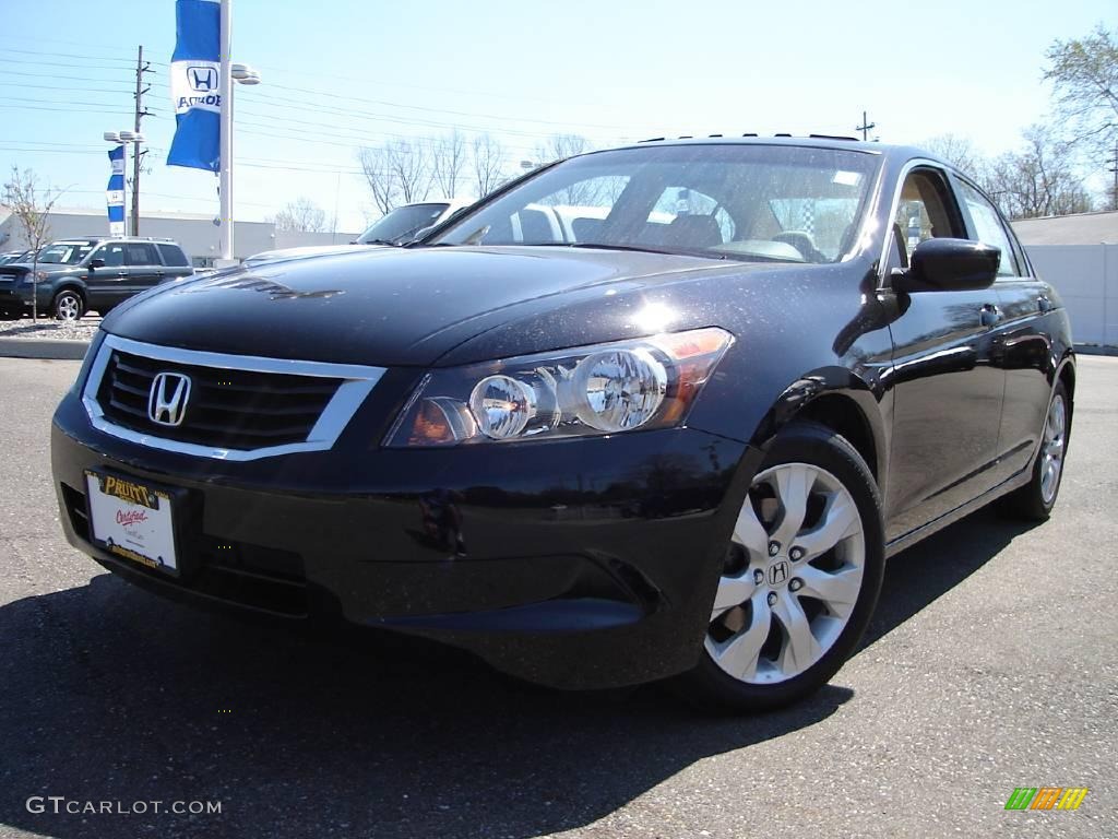 2008 Accord EX-L Sedan - Nighthawk Black Pearl / Ivory photo #1