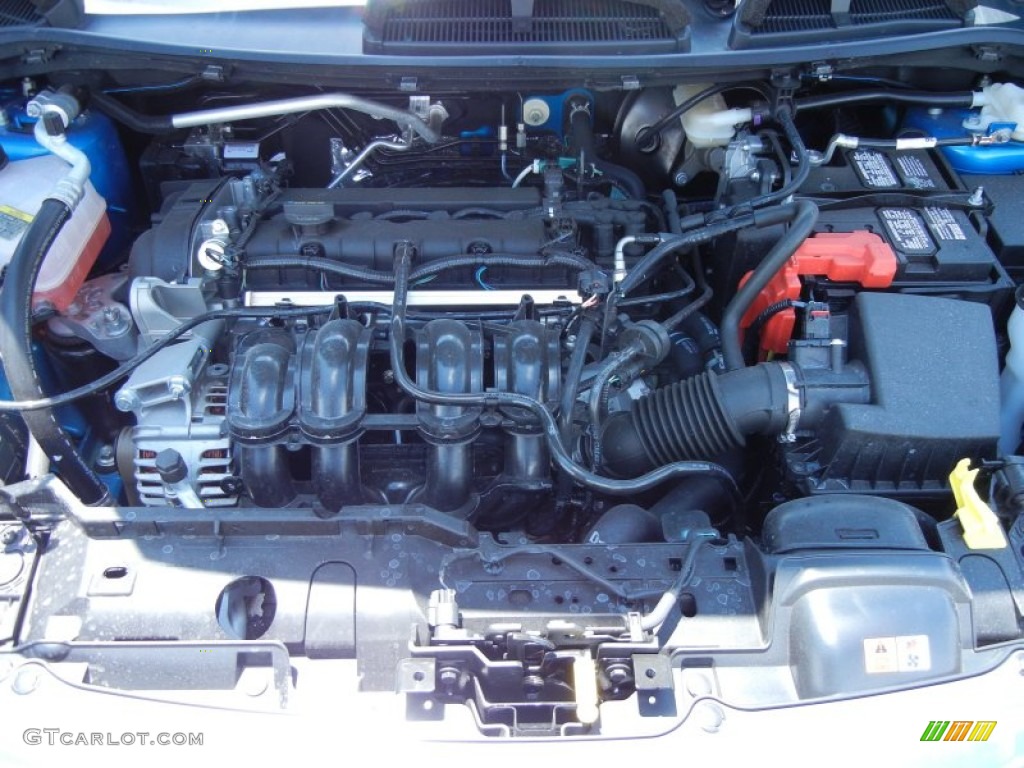 2013 Ford Fiesta Titanium Sedan 1.6 Liter DOHC 16-Valve Ti-VCT Duratec 4 Cylinder Engine Photo #81351618