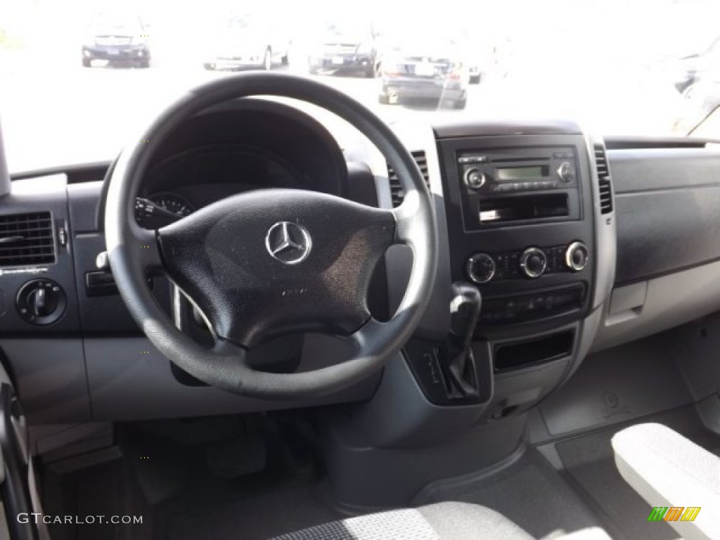 2012 Mercedes-Benz Sprinter 2500 Passenger Van Lima Black Fabric Dashboard Photo #81351732