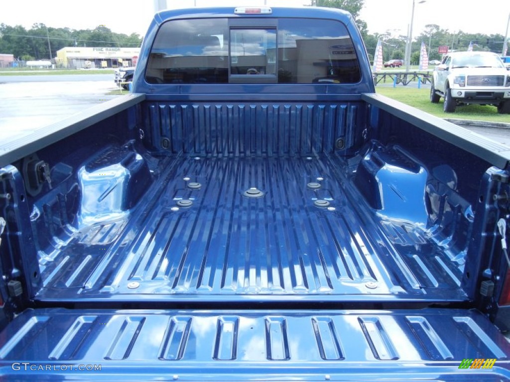 2013 F250 Super Duty Lariat Crew Cab 4x4 - Blue Jeans Metallic / Adobe photo #4