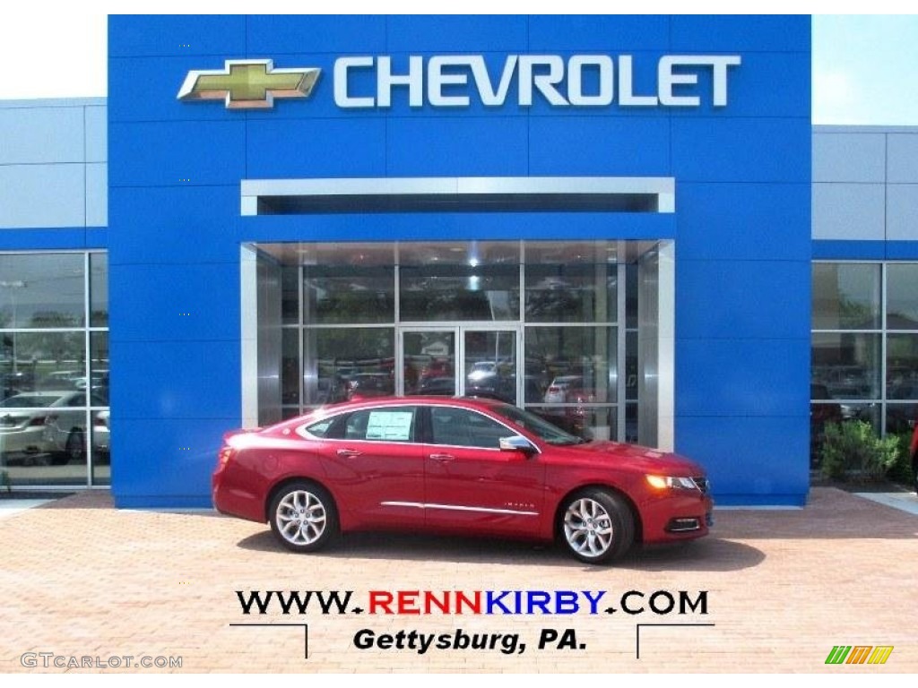 2014 Impala LTZ - Crystal Red Tintcoat / Jet Black/Dark Titanium photo #1