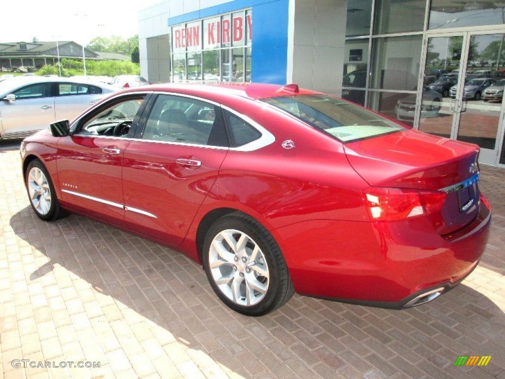 2014 Impala LTZ - Crystal Red Tintcoat / Jet Black/Dark Titanium photo #2