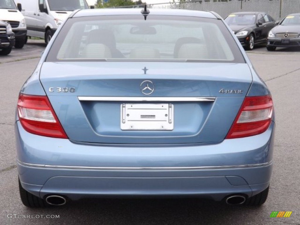 Quartz Blue Metallic 2010 Mercedes-Benz C 300 Luxury 4Matic Exterior Photo #81352521