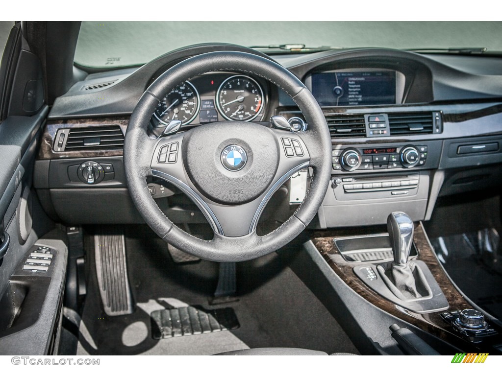 2010 BMW 3 Series 335i Convertible Black Dashboard Photo #81352641