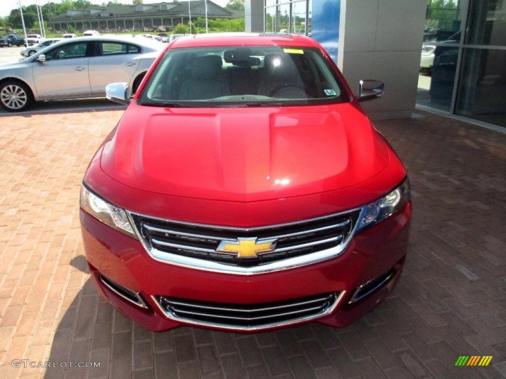2014 Impala LTZ - Crystal Red Tintcoat / Jet Black/Dark Titanium photo #15