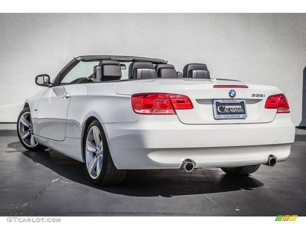 2010 3 Series 335i Convertible - Alpine White / Black photo #10