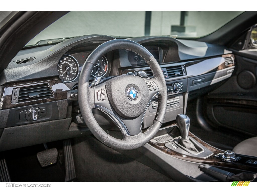 2010 BMW 3 Series 335i Convertible Black Dashboard Photo #81353067