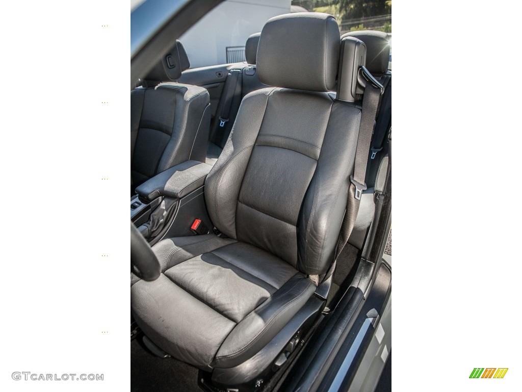 Black Interior 2010 BMW 3 Series 335i Convertible Photo #81353152