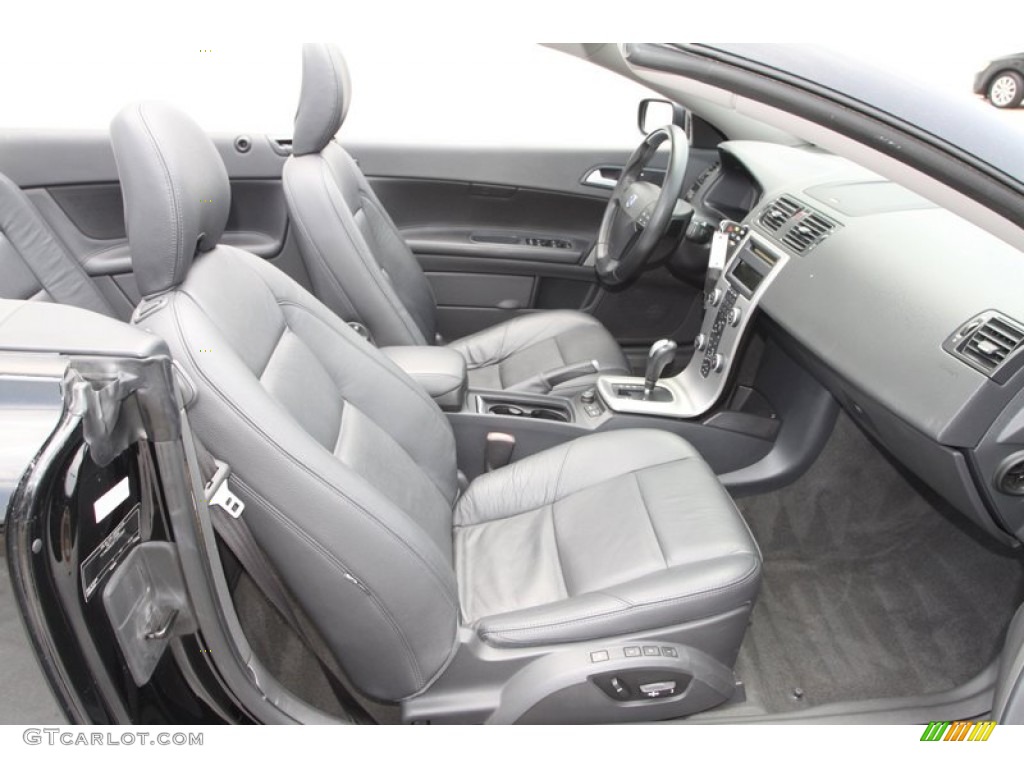 Off-Black Interior 2007 Volvo C70 T5 Convertible Photo #81354105