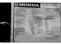 2013 Honda Crosstour EX V-6 Window Sticker