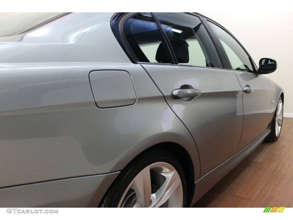 2009 3 Series 335i Sedan - Space Grey Metallic / Black photo #12