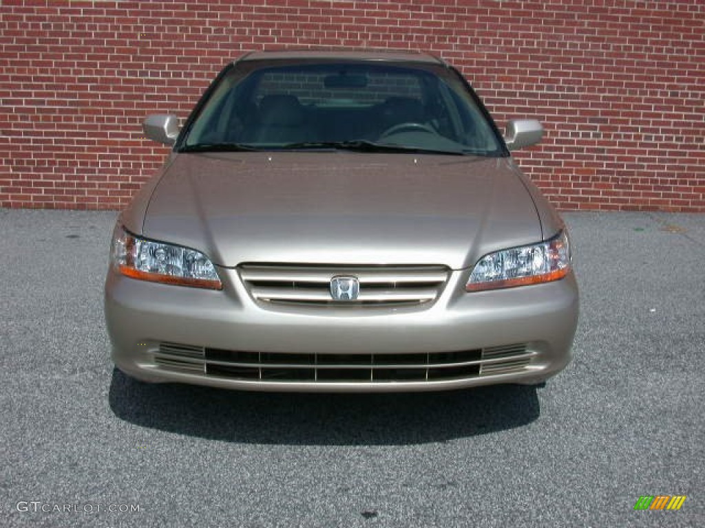 2002 Accord EX V6 Sedan - Naples Gold Metallic / Ivory photo #7