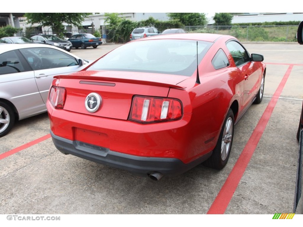 2010 Mustang V6 Coupe - Torch Red / Charcoal Black photo #8