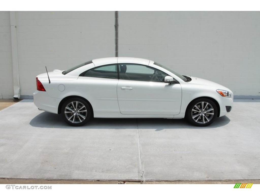 2013 C70 T5 - Ice White / Cacao/Off Black photo #8