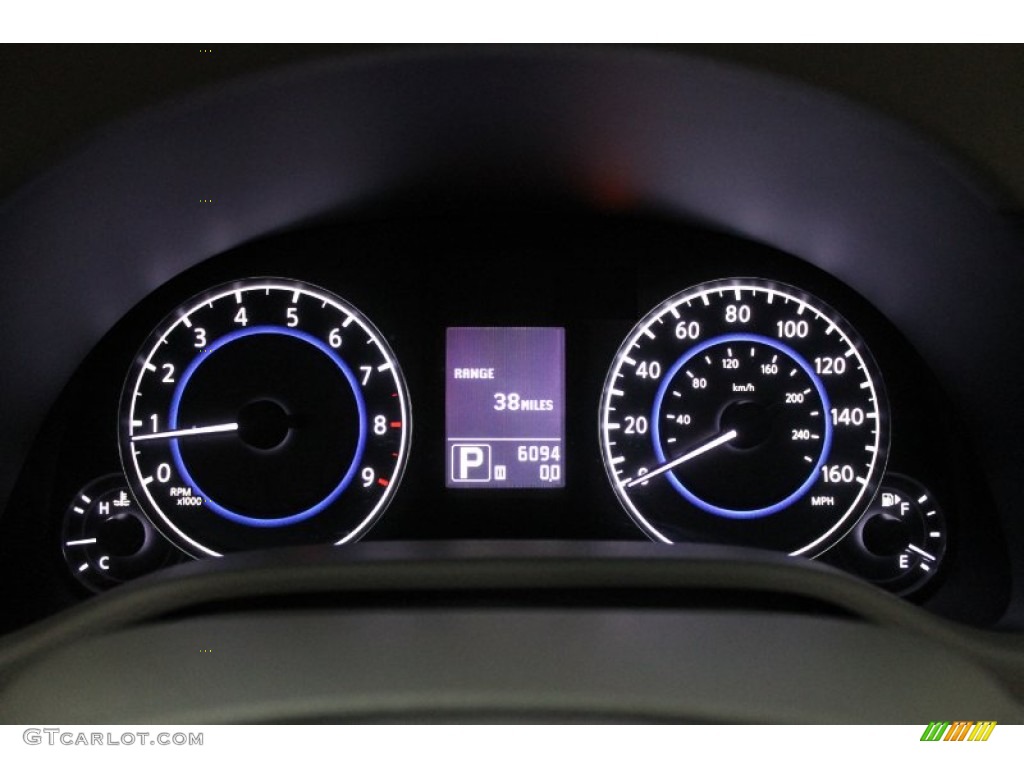 2012 Infiniti G 37 Convertible Gauges Photo #81356178