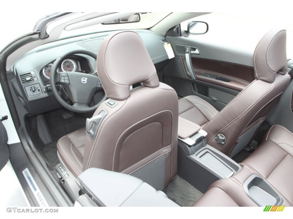 2013 C70 T5 - Ice White / Cacao/Off Black photo #20