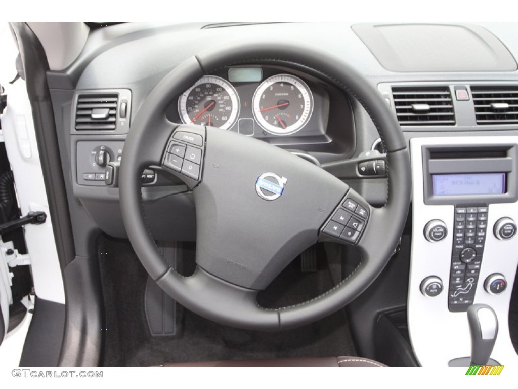 2013 C70 T5 - Ice White / Cacao/Off Black photo #22