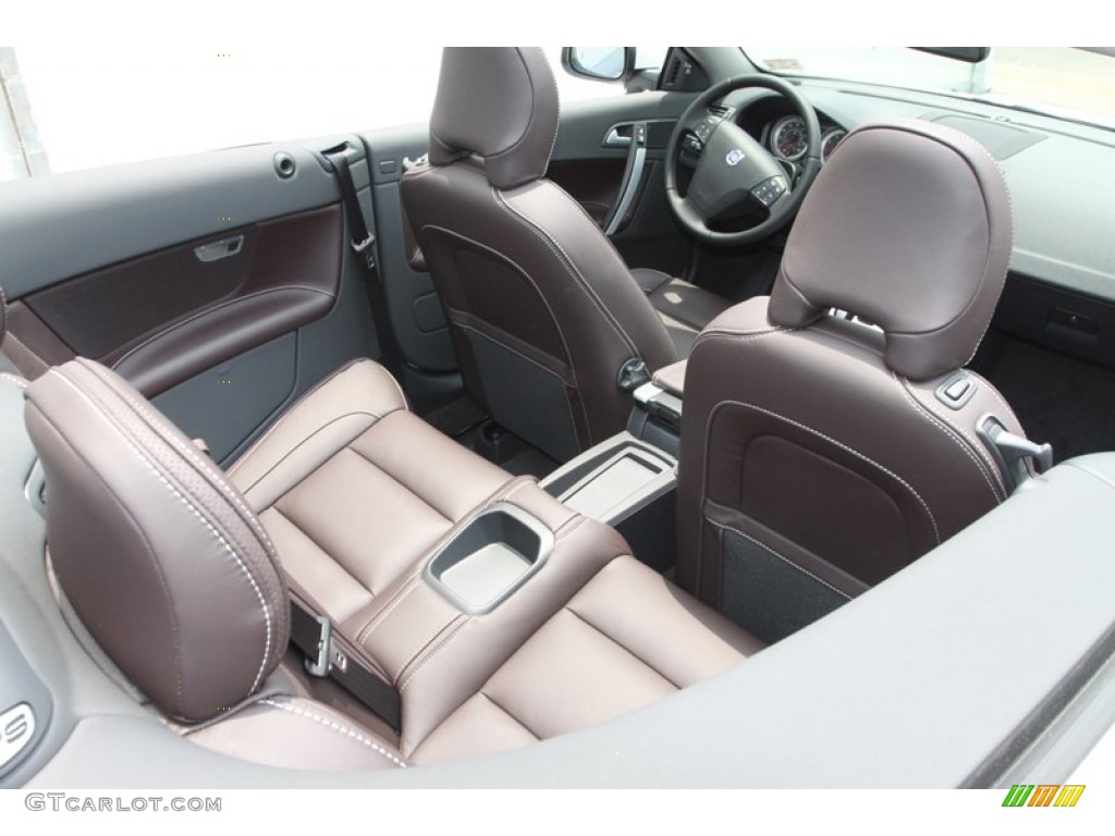 Cacao/Off Black Interior 2013 Volvo C70 T5 Photo #81356325