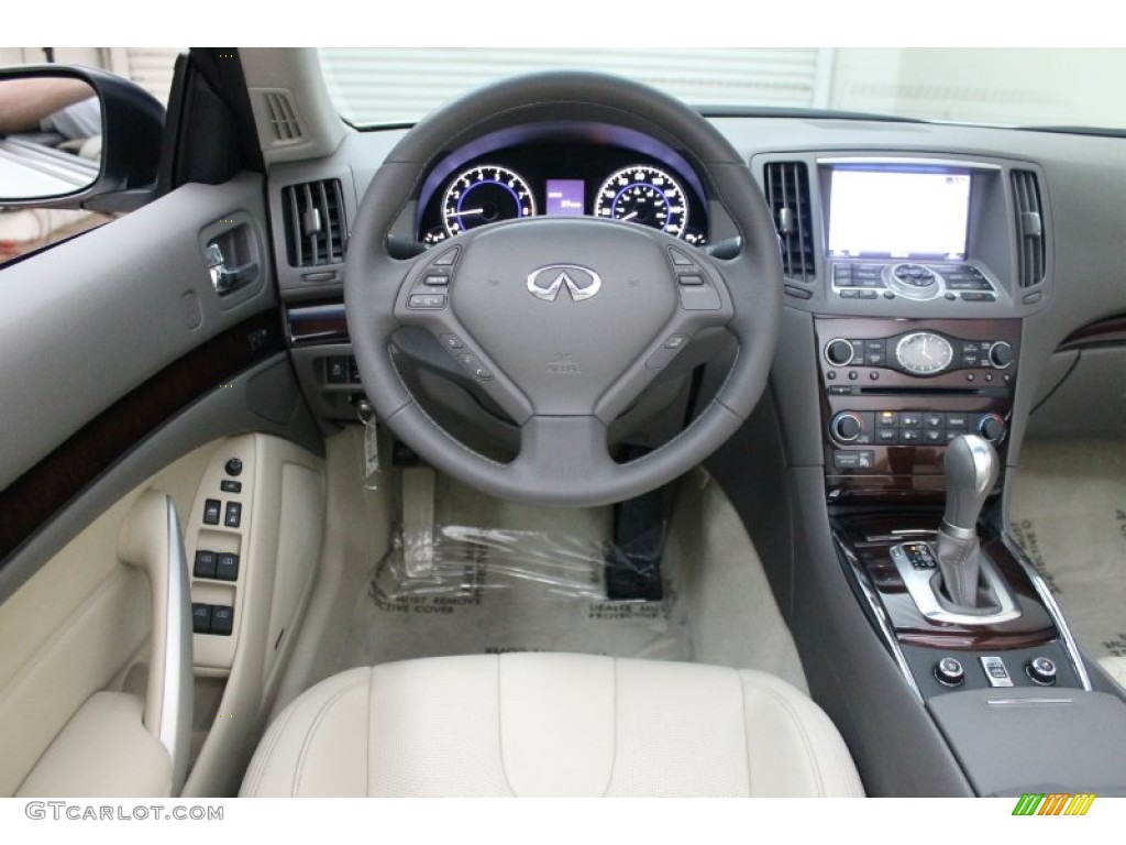 2012 Infiniti G 37 Convertible Wheat Dashboard Photo #81356499