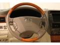 2005 Lexus LS Ecru Interior Steering Wheel Photo