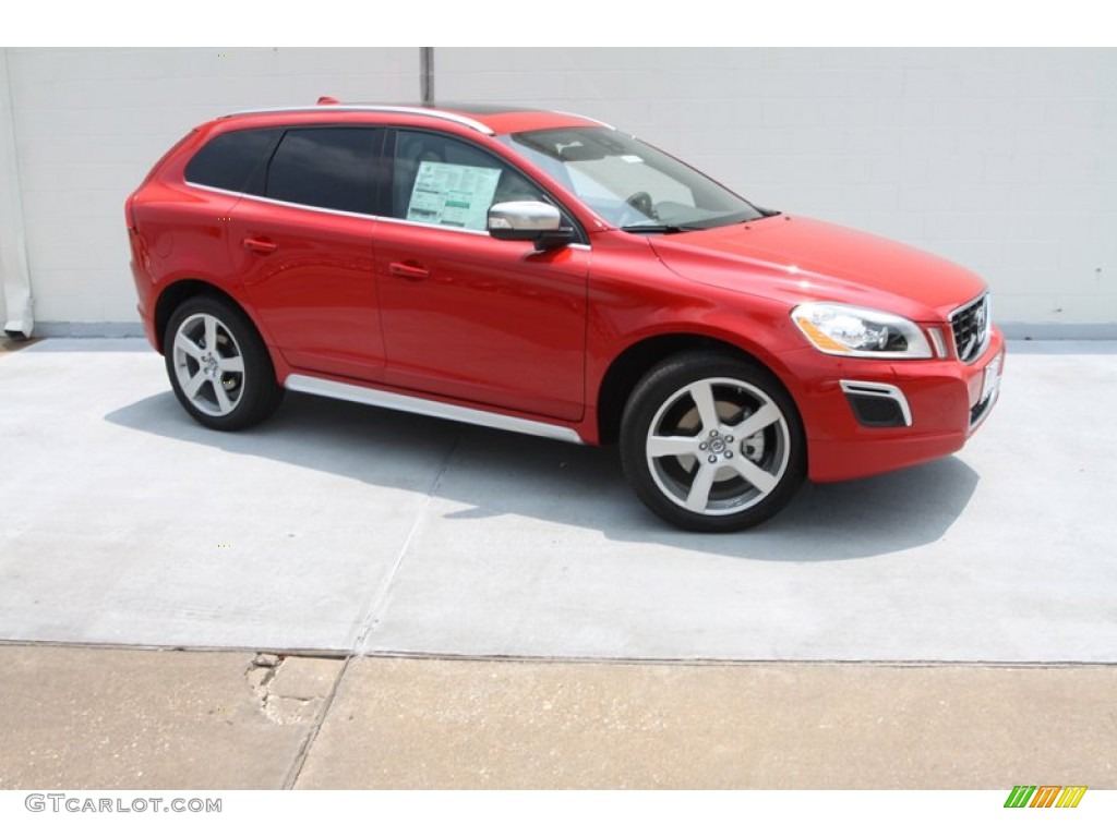 Passion Red 2013 Volvo XC60 T6 AWD R-Design Exterior Photo #81357267
