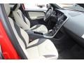 2013 Volvo XC60 R Design Soft Beige/Off Black Inlay Interior Front Seat Photo