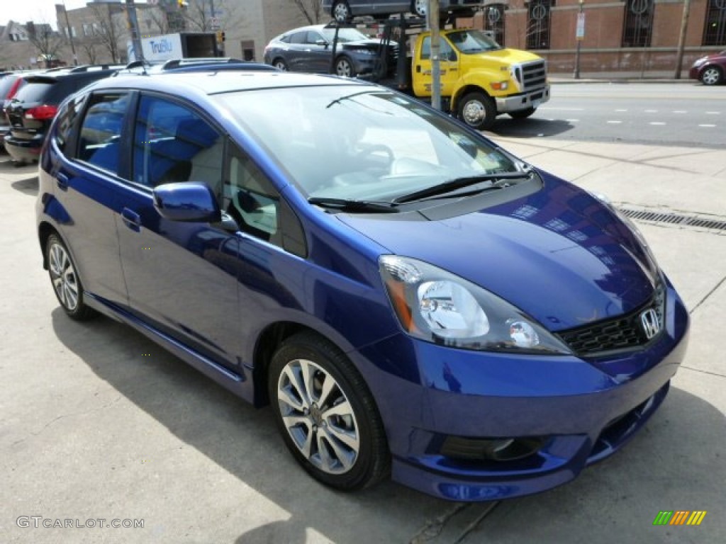 Vortex Blue Pearl 2012 Honda Fit Sport Exterior Photo #81358062