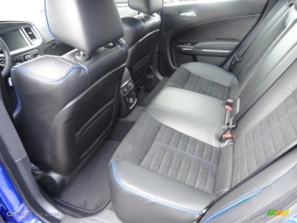 Daytona Edition Black/Blue Interior 2013 Dodge Charger R/T Daytona Photo #81358507