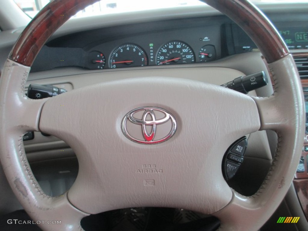 2003 Toyota Avalon XLS Ivory Steering Wheel Photo #81358572