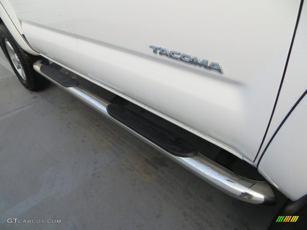 2013 Tacoma V6 TRD Sport Prerunner Double Cab - Super White / Graphite photo #16