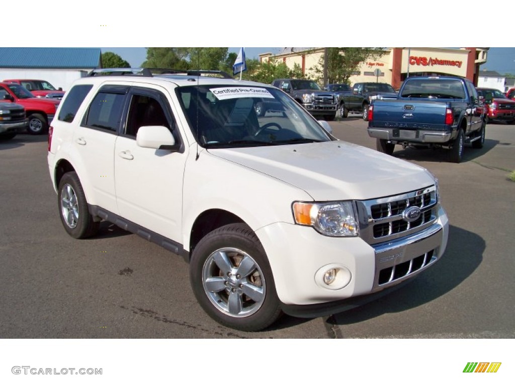 White Suede 2010 Ford Escape Limited V6 4WD Exterior Photo #81359495