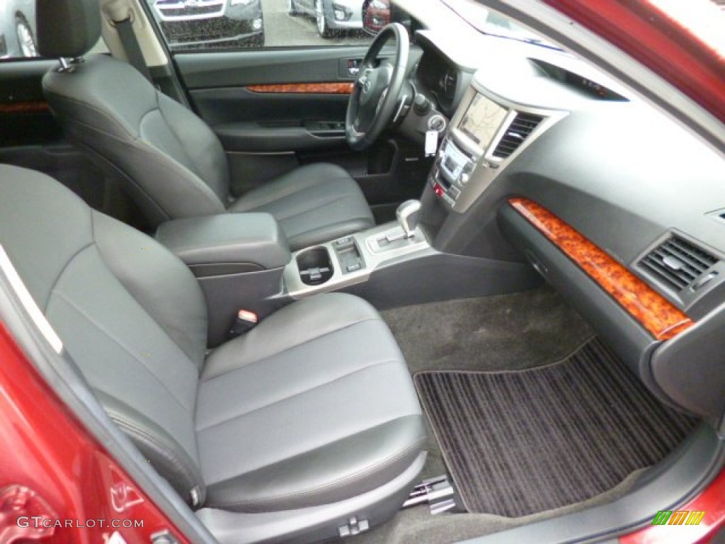 Off Black Interior 2012 Subaru Legacy 3.6R Limited Photo #81359511