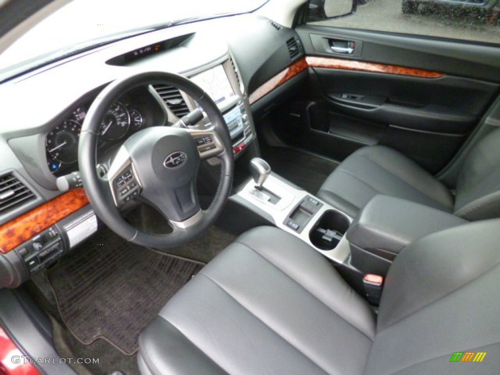 Off Black Interior 2012 Subaru Legacy 3.6R Limited Photo #81359628