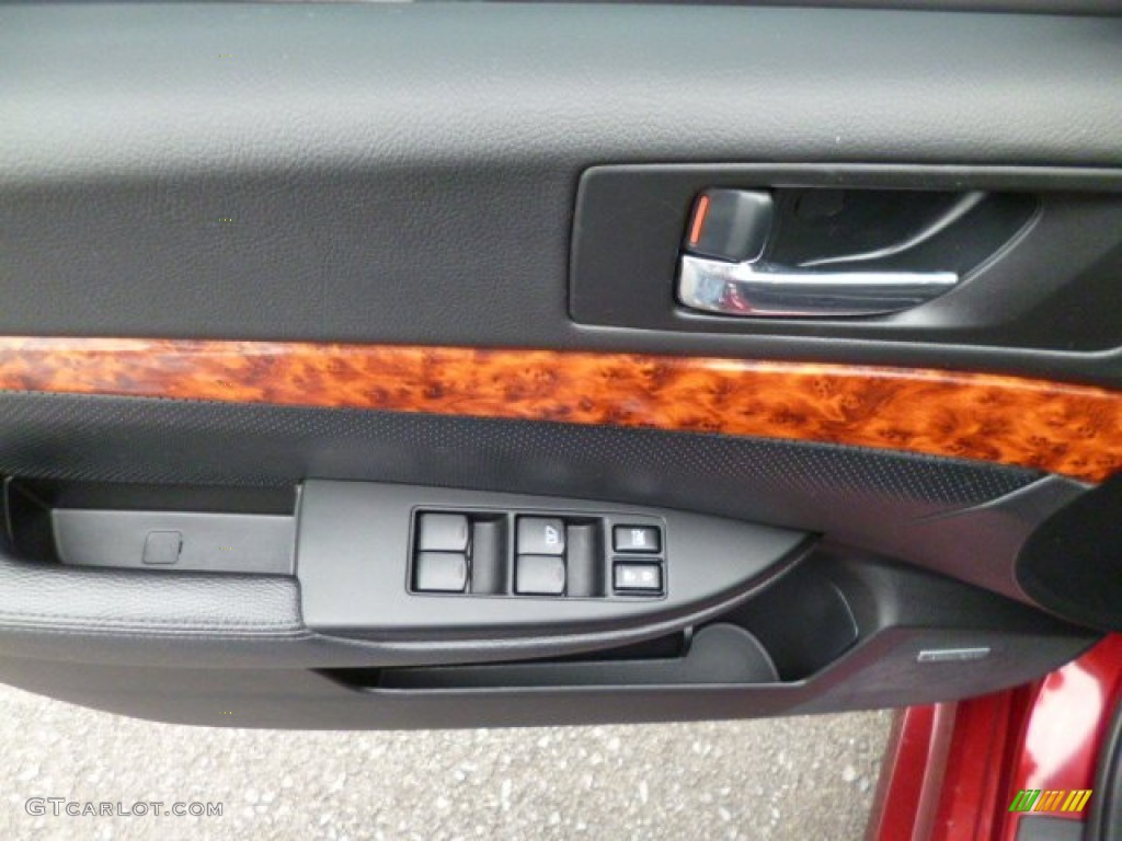 2012 Subaru Legacy 3.6R Limited Off Black Door Panel Photo #81359652