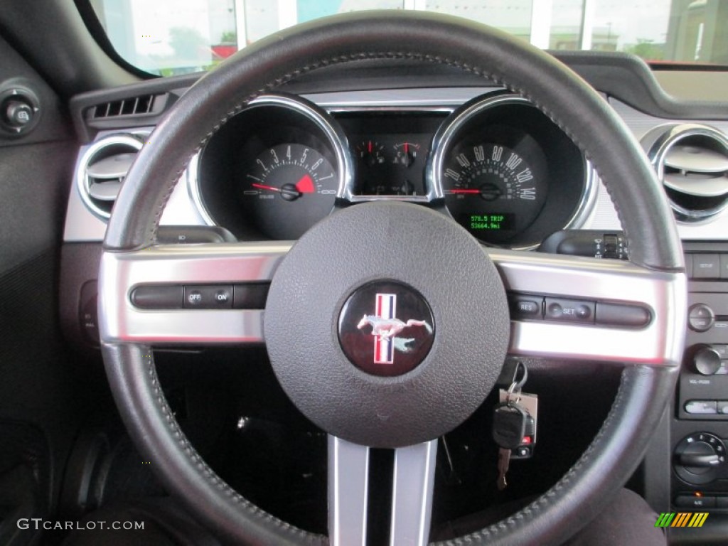 2005 Mustang GT Premium Convertible - Redfire Metallic / Dark Charcoal photo #21