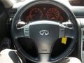 Graphite 2005 Infiniti G 35 Sedan Steering Wheel