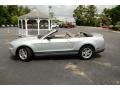 Brilliant Silver Metallic 2010 Ford Mustang V6 Convertible Exterior