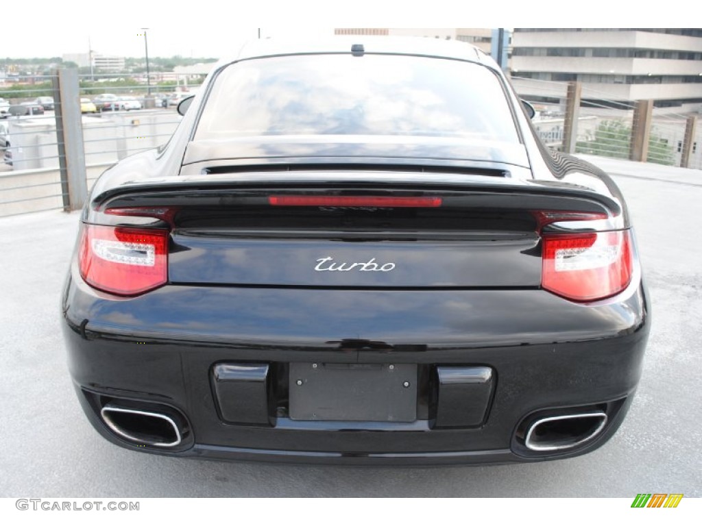2010 911 Turbo Coupe - Black / Black photo #3