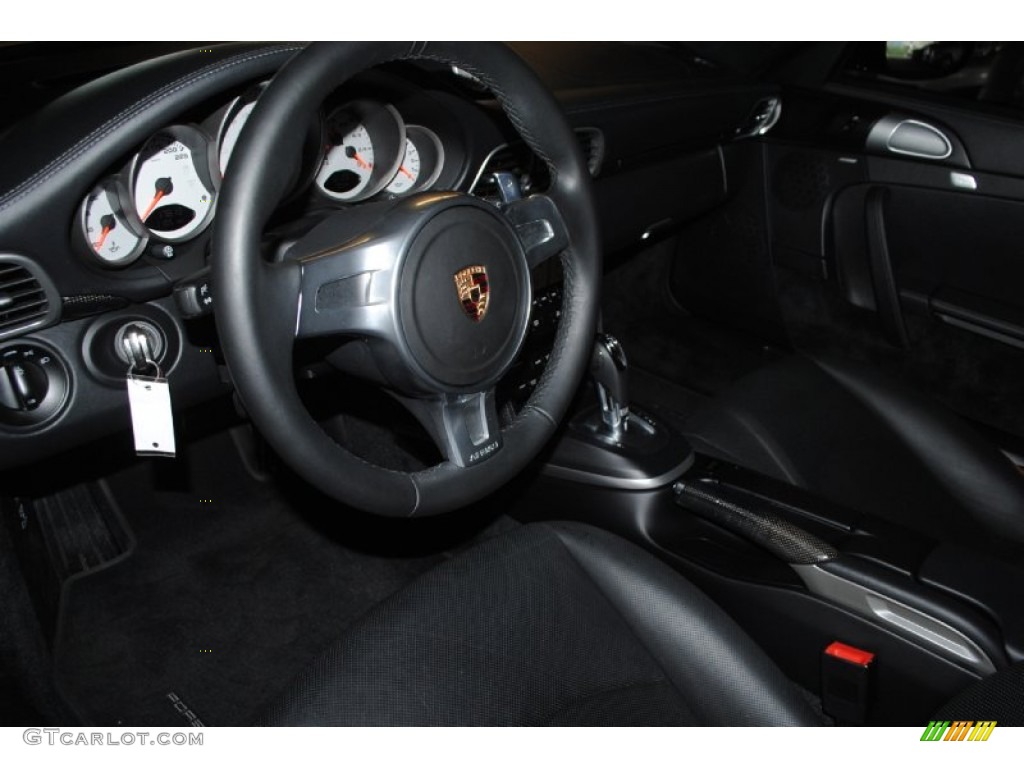 2010 911 Turbo Coupe - Black / Black photo #11