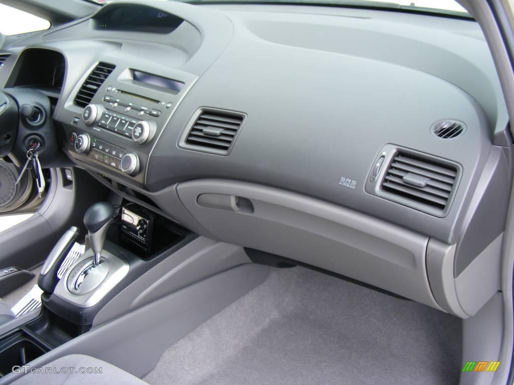 2006 Civic LX Sedan - Galaxy Gray Metallic / Gray photo #19