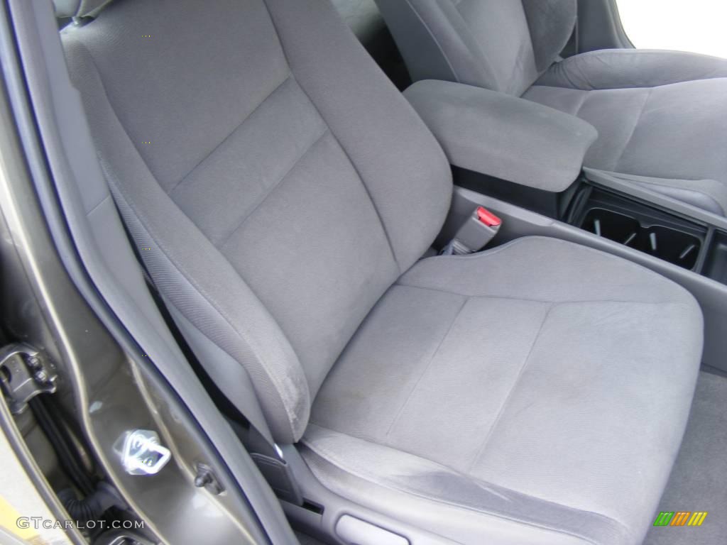2006 Civic LX Sedan - Galaxy Gray Metallic / Gray photo #21