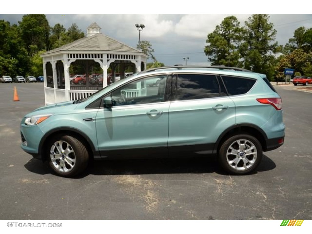 Frosted Glass Metallic 2013 Ford Escape SE 2.0L EcoBoost 4WD Exterior Photo #81364378