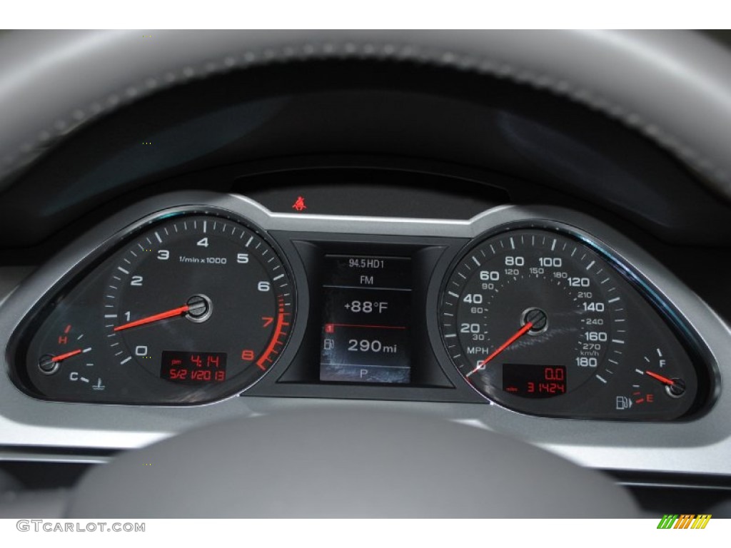 2011 Audi A6 3.0T quattro Sedan Gauges Photo #81364735