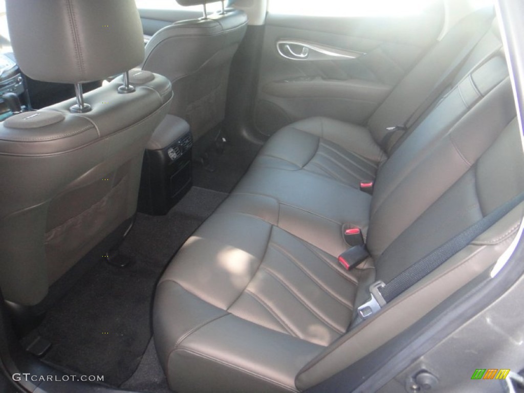 2011 Infiniti M 37 Sedan Rear Seat Photo #81366729